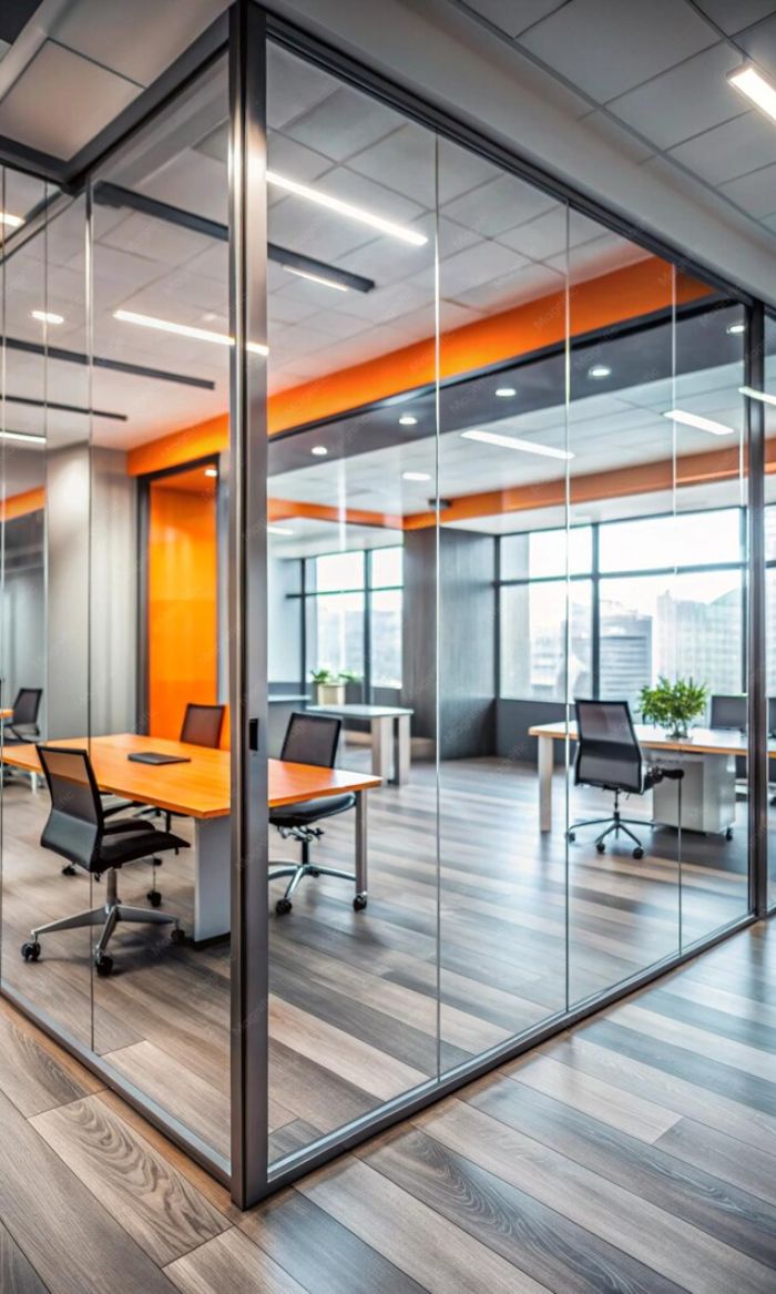 Modern Office Glass Partition